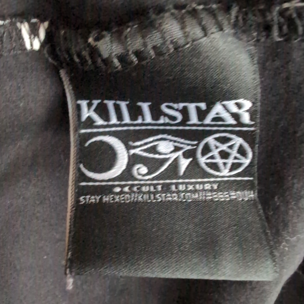Black and white Killstar occult symbolism maxi tube dress - Picture 8 of 9